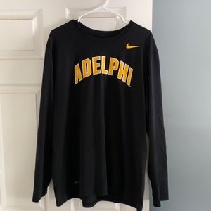 LAST CHANCE  Adelphi University long sleeve shirt Dri-Fit XL